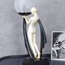 Antique style Light with Sphere Shade Dancer Art Deco Style Image 3