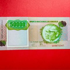 Angola. 50000 Kwanzas 1991   Pick  138 .  Scarce ( Uncirculated )