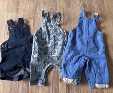 Baby Dungarees Age 0-3 Months