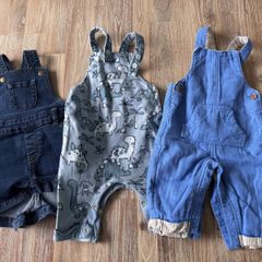 Baby Dungarees Age 0-3 Months