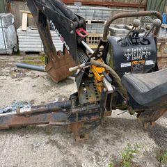 Used mustang back hoe  to fit skid steer