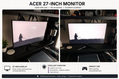 27 inch acer gaming monitor