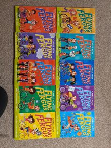 Set of 10 Flying  Fergus books by Chris Hoy