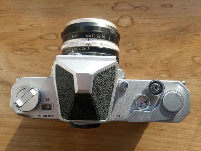 Vintage Nikon Nikomat FT Film Camera + Nikkor S Lens