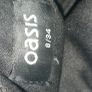 Oasis Purple Sequin Black top Size 8 Image 4