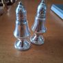 Sterling Silver Salt Pepper Set glass liners Image 10