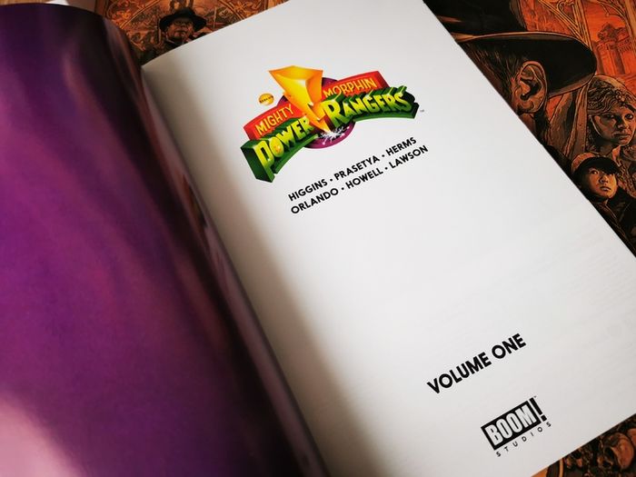 Mighty Morphin Power Rangers Graphic Novel ! Volume 1 ! 2016 ! by BOOM! Studios !
