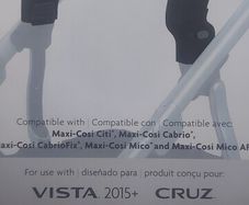 Brand new uppababy vista cruz maxi cosi adapters