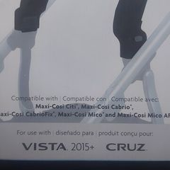 Brand new uppababy vista cruz maxi cosi adapters