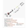 Gas Pole Saw, 25CC 2 Stroke Gas Powered Pole Saws with 20.3 cm Cutting Bar, Cordless Tree Trimmer with 650ml Fuel Tank, 2 to 2.74 m Extendable Image 2