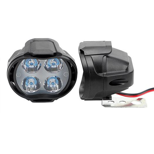 12V 4 LED Spot Light Head Light Lamp Motor Bike Car Motorcycle Truck Light