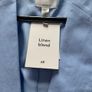 New Blue Linen Jacket from H&M with tag Image 3