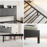 King Size Bed Frame with Wooden Storage Image 7