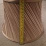 Shiny, rich golden table lamp shade Image 7