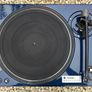 Legendary Technics SL-150 direct-drive turntable professionally repainted in stunning metallic blue and carrying a heralded Rega RB330 tonearm with a Mitchell TechnoWeight upgrade. Absolutely premium top drawer turntable performance. Image 4