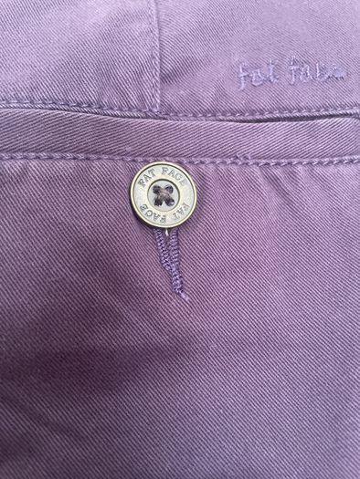 Fat Face cropped chinos purple violet