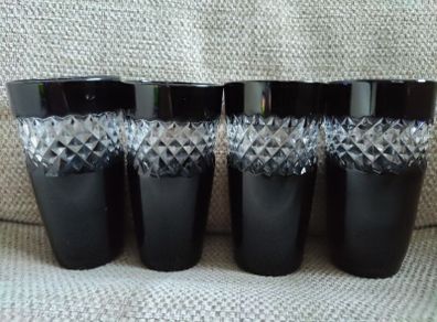 4 Small John Rocha For Waterford Glasses
