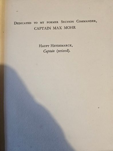 Flying Section 17.by Haupt Heydemarck. First Edition Hardback Only In Fair Condition.  See Photos For Same.
