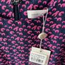top Bnwt size 12 navy & pink short sleeve vintage inspired top Marc Angelo Image 4