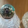 Vintage Waterford Lismore Crystal Footed Salt & Pepper Image 5
