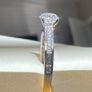 White Gold Engagement Ring Image 6