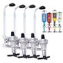 NEW 4 Bottle Wall Mounted Optic Dispenser Home Bar Image 2
