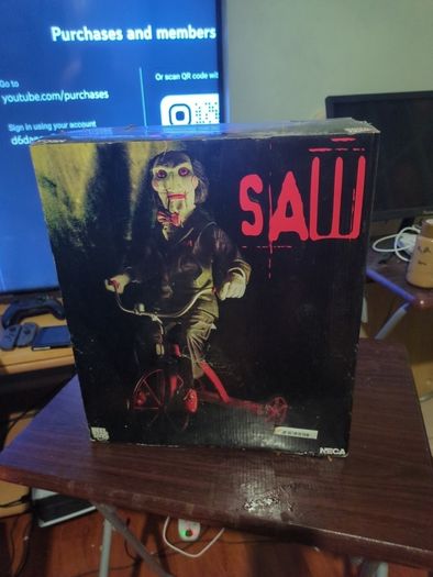 neca 12inch 2004 billy the puppet (saw) figure rare unopened