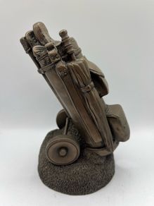 Vintage Stuart Houghton Golf Caddy Paperweight