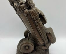 Vintage Stuart Houghton Golf Caddy Paperweight