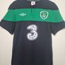 Womens Umbro Irleand Fai Football T Shirt Jersey Top 2011-2012 Away Size 12 Uk 36 Image 2