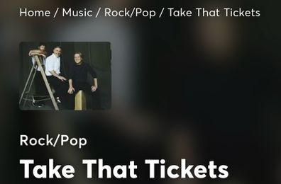 Take That Concert Tickets