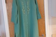 I'll Limo De Melita  Shirt Dress/Coat.  S. Xl 18.