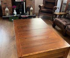 Solid Oak Antique Coffee Table