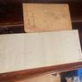 Vintage check and envelope Image 5