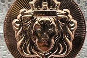 1 avdp oz Fine Copper Bullion Scottsdale Lion Stacker.