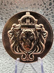 1 avdp oz Fine Copper Bullion Scottsdale Lion Stacker.