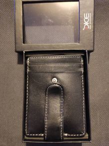 Dice Leather credit card and money clip