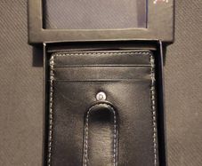 Dice Leather credit card and money clip
