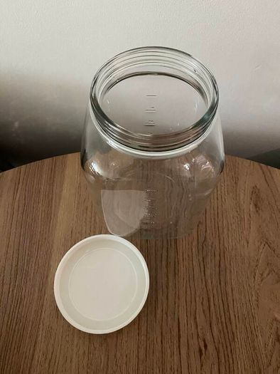 Large Glass Storage Jar - 2