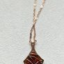 Natural Carnelian with silver necklace Image 2