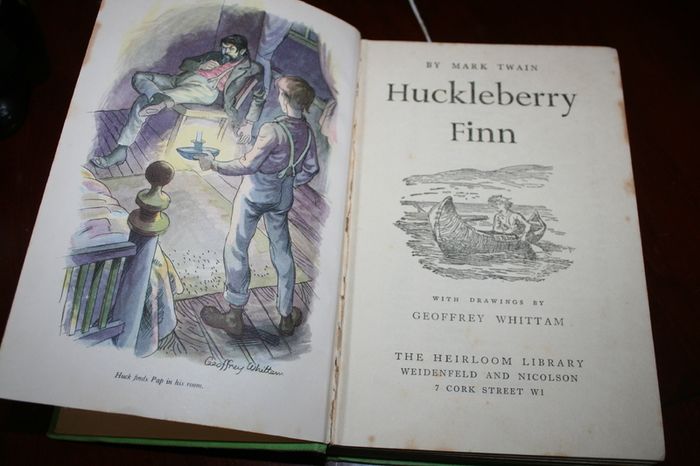 Mark Twain Huckleberry Finn 1958 hardback