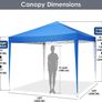 Folding Gazebo 3 x 3 m Waterproof UV Protection Gazebo Popup Garden Tent Image 2