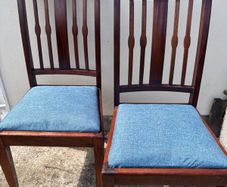 6x Vintage Mahogany Dining Chairs