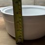 White Ceramic Lidded Casserole Dish Image 3