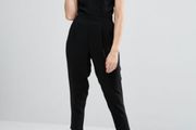 black cami jumpsuit River Island 12