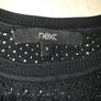 Next black cold shoulder knit uk 6-10 Image 7