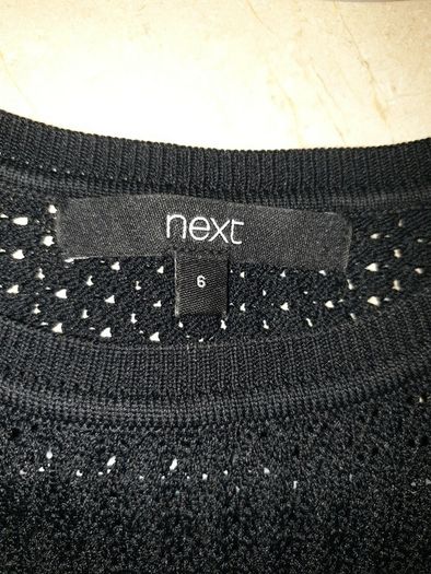 Next black cold shoulder knit uk 6-10