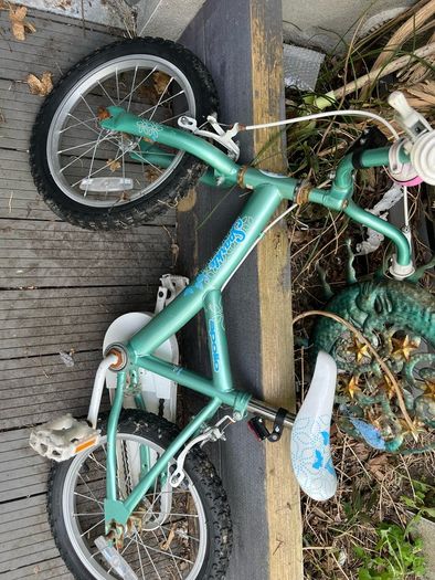 Girls Apollo Sparkle Mint Green Bike 16" Wheel