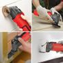 NEW SALE Oscillating Tool, 500W Oscillating Multitool Kit with 5 degree Oscillation Angle, Quick Change & Kickback Protection, 6 Variable Speeds, Auxiliary Handle, 34Pcs Saw Accessories and Carry Bag Included Image 3