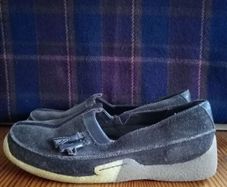 Clark's casual suede loafers brown 4 37